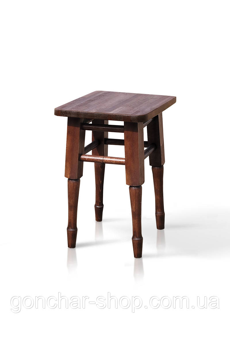 Табурет обідній НОГА ТОЧЕНА, горіх, фото 1