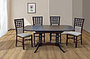 Стіл обідній Шервуд ( 120*40 ) 80, темн.горіх, фото 2