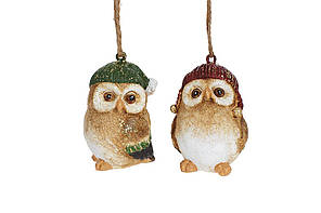 Декоративна фігурка Совушка мікс 6.5 см Гранд Презент 218-275