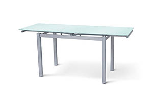 Стіл Венді XS-1025, 80/130*65, білий/сірі ноги