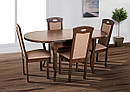 Стіл обідній Твіст (1260+340)*810, горіх темн., фото 3