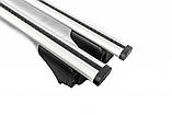 Багажник (поперечини) на звичайні рейлінги під ключ Wizard V1 (2 шт) 115 см, Чорний для Toyota Sequoia 2007-2022 рр, фото 10