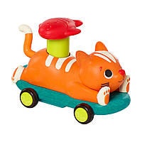 Машинка інерційна серії Лапкомобілі - Котик, колір помаранч