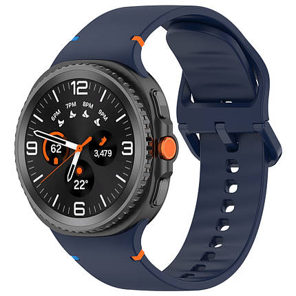 Ремінець ArmorStandart для Samsung Watch 8 / 8 Classic (22x132 mm) Dark Blue (ARM86870), фото 1