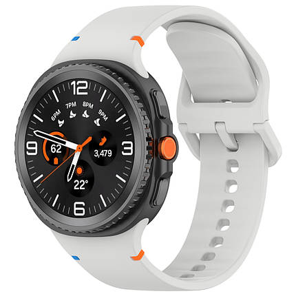 Ремінець ArmorStandart для Samsung Watch 8 / 8 Classic (22x132 mm) Light Grey (ARM86871), фото 1