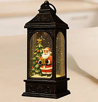 Світильник декор новорічний Ліхтар HC-D004 LED AAх3 USB-кабель (12.5x11x27.2см)