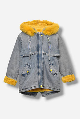 Куртка підліткова для дівчинки демісезонна синього кольору. 207878T Безкоштовна доставка