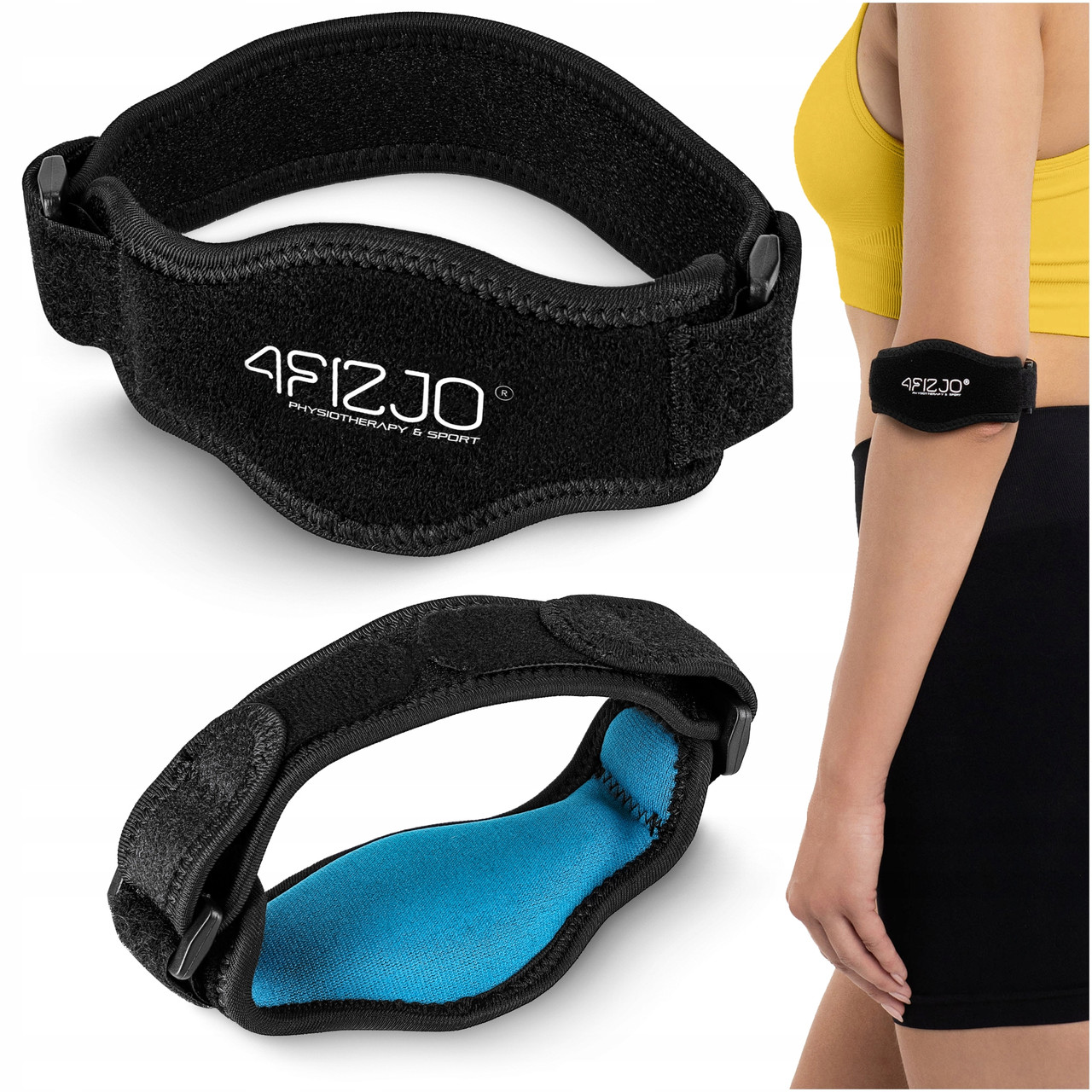 Епікондилярний фіксатор (бандаж) ліктьового суглоба 4FIZJO універсальний 1 шт 4FJ0479, фото 1