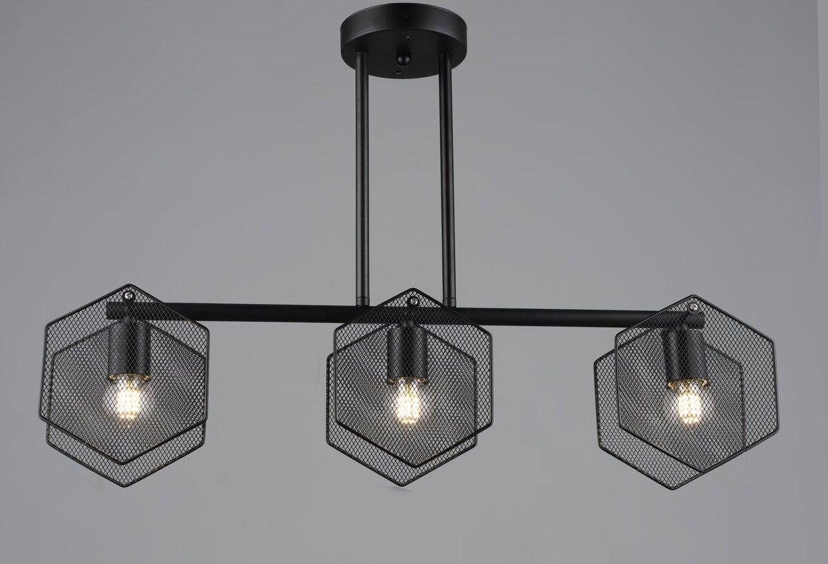 Люстра в стилі лофт Sirius B S2473/3 BK чорна, фото 1