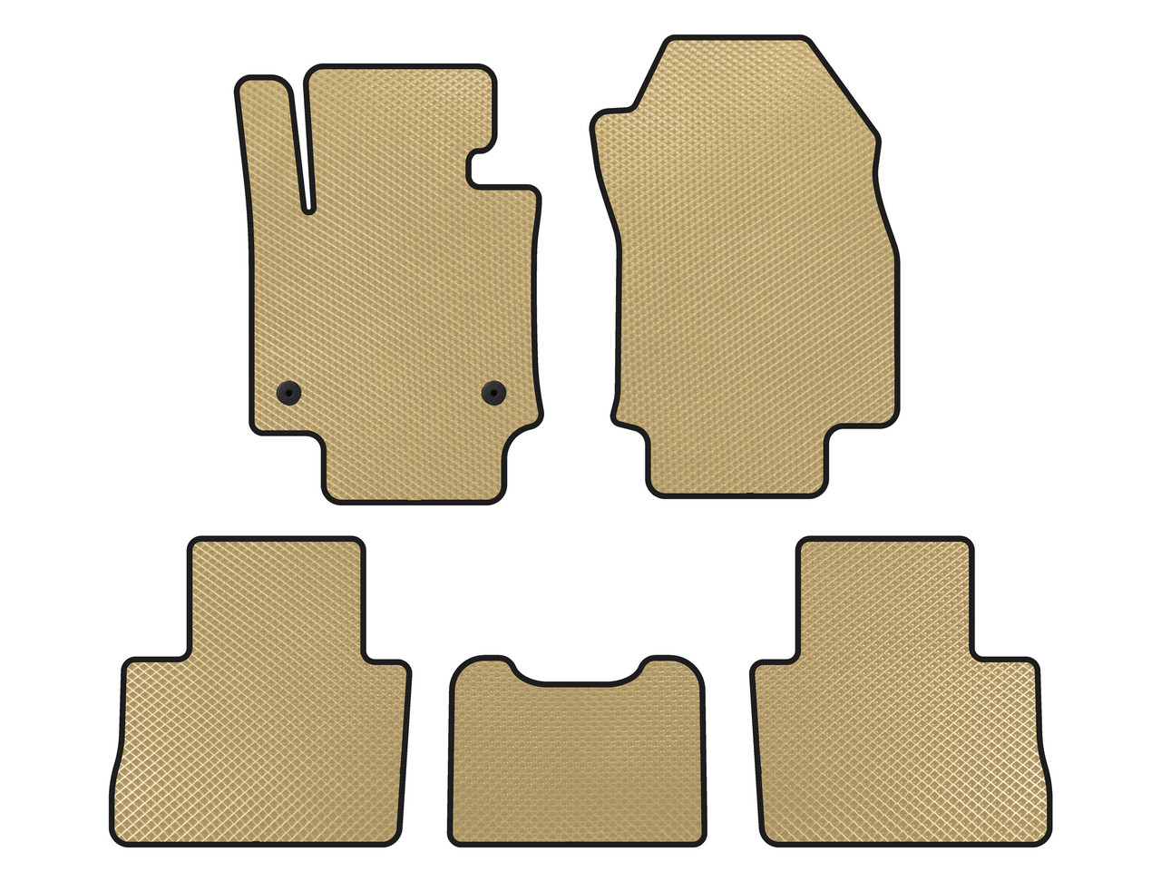 Килимки EVA (Бежевий) для Toyota Rav 4 2019- рр, фото 1