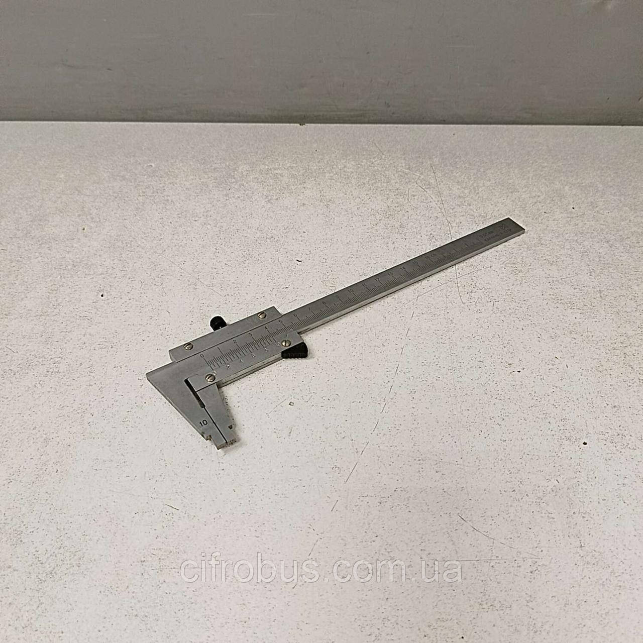 Штангенциркуль мікрометр Б/У Штангенциркуль ЩЦ-lll 160 мм; 0,05 мм; ГОСТ 166-80, СРСР, фото 1