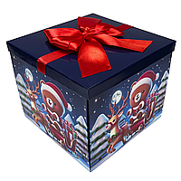 Новогодний сладкий сюрприз бокс 5 в 1 с конфетами