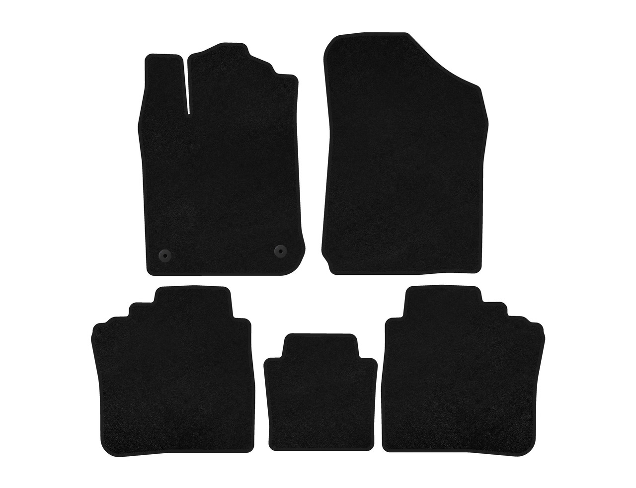 Килимки текстильні Premium (чорні) для Toyota Avalon 2012-2018 рр, фото 1