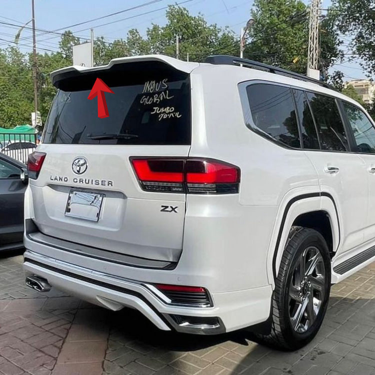 Спойлер Modelista Білий для Toyota Land Cruiser 300 2021- рр, фото 1