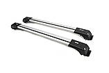 Багажник (поперечини) на звичайні рейлінги Skybar V1 (2 шт) до 110 см, Чорний для Toyota Sequoia 2007-2022 рр, фото 6