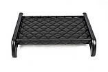 Полиця на панель (Чорна з чорною ниткою) для Volkswagen Crafter 2016- рр, фото 4