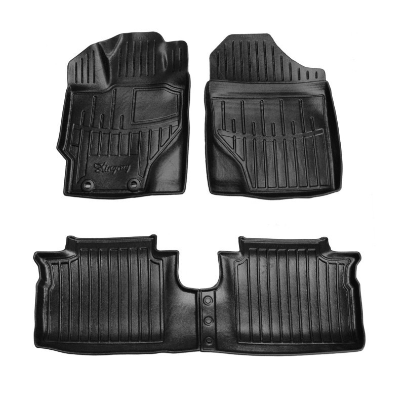 Килимки Stingray 3D (4 шт) для Toyota Yaris 2010-2020 рр, фото 1