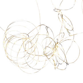 Гірлянда USB LED Xmas Лінійна 10m (100 ламп; прозорий провід) + Пульт Д/У Warm White, фото 3