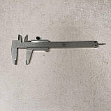 Штангенциркуль мікрометр Б/У Штангенциркуль КЛ2, СРСР, вимірювання 120 мм, 0,1 мм., фото 2