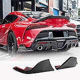 Дифузор заднього бампера V1 (Карбон) для Toyota Supra 2019- рр, фото 8