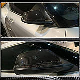 Кришки дзеркал (Карбон) для Toyota Supra 2019- рр, фото 3
