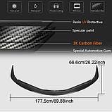 Накладка на передній бампер Lip V1 (Карбон) для Toyota Supra 2019- рр, фото 7