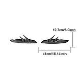 Накладки на передній бампер (Карбон) для Toyota Supra 2019- рр, фото 8