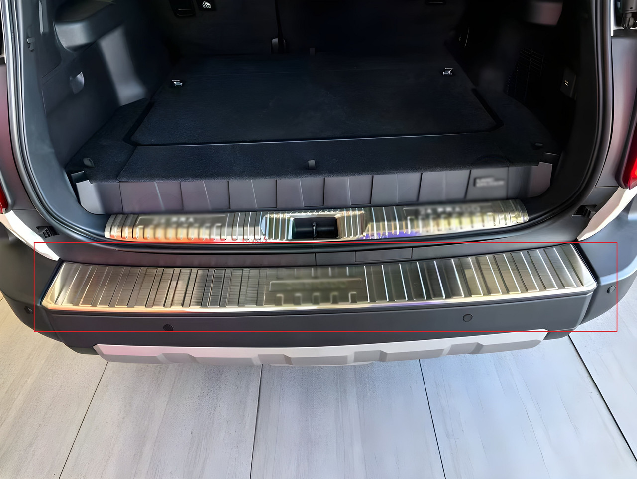 Накладка на задній бампер для Toyota Land Cruiser Prado 250 2023- рр, фото 1