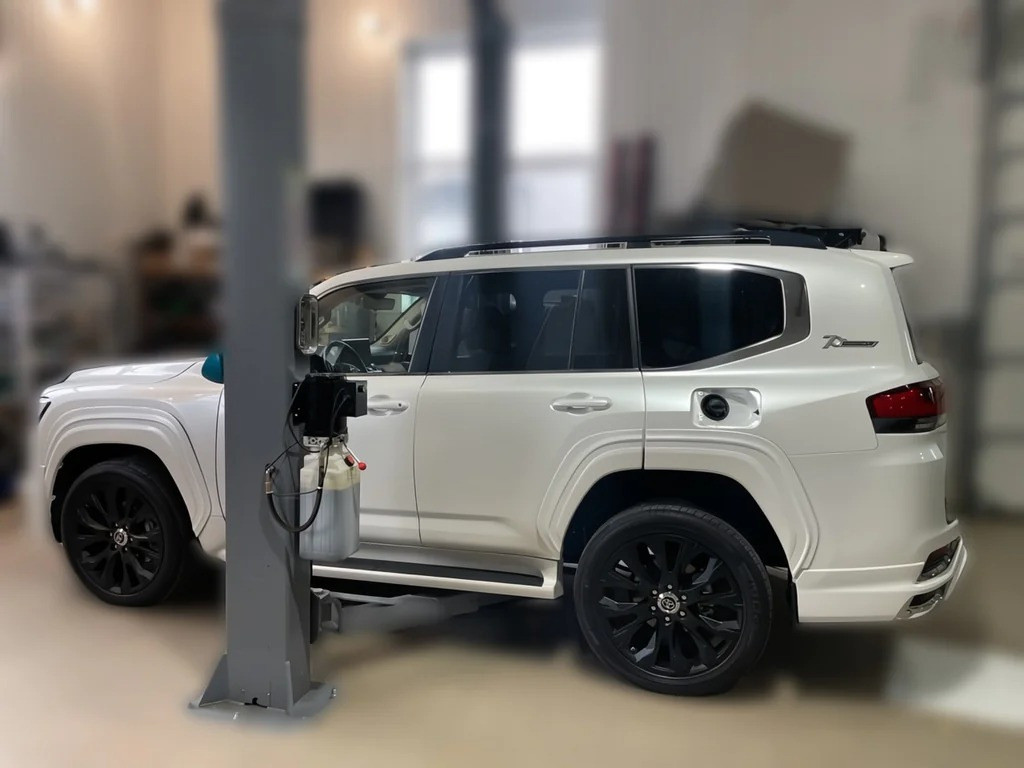 Розширювачі колісних арок VXR Чорний колір для Toyota Land Cruiser 300 2021- рр, фото 1