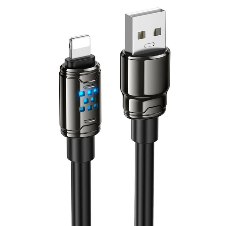 Кабель Hoco U143 Joy charging data cable iP Black