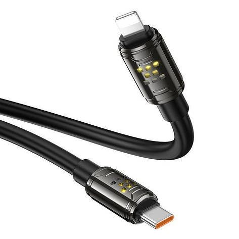 Кабель Hoco U143 Joy PD27W charging data cable iP Black, фото 1