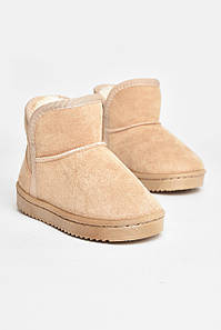 Уггі дитячі для дівчинки штучна замша бежевого кольору 208140P