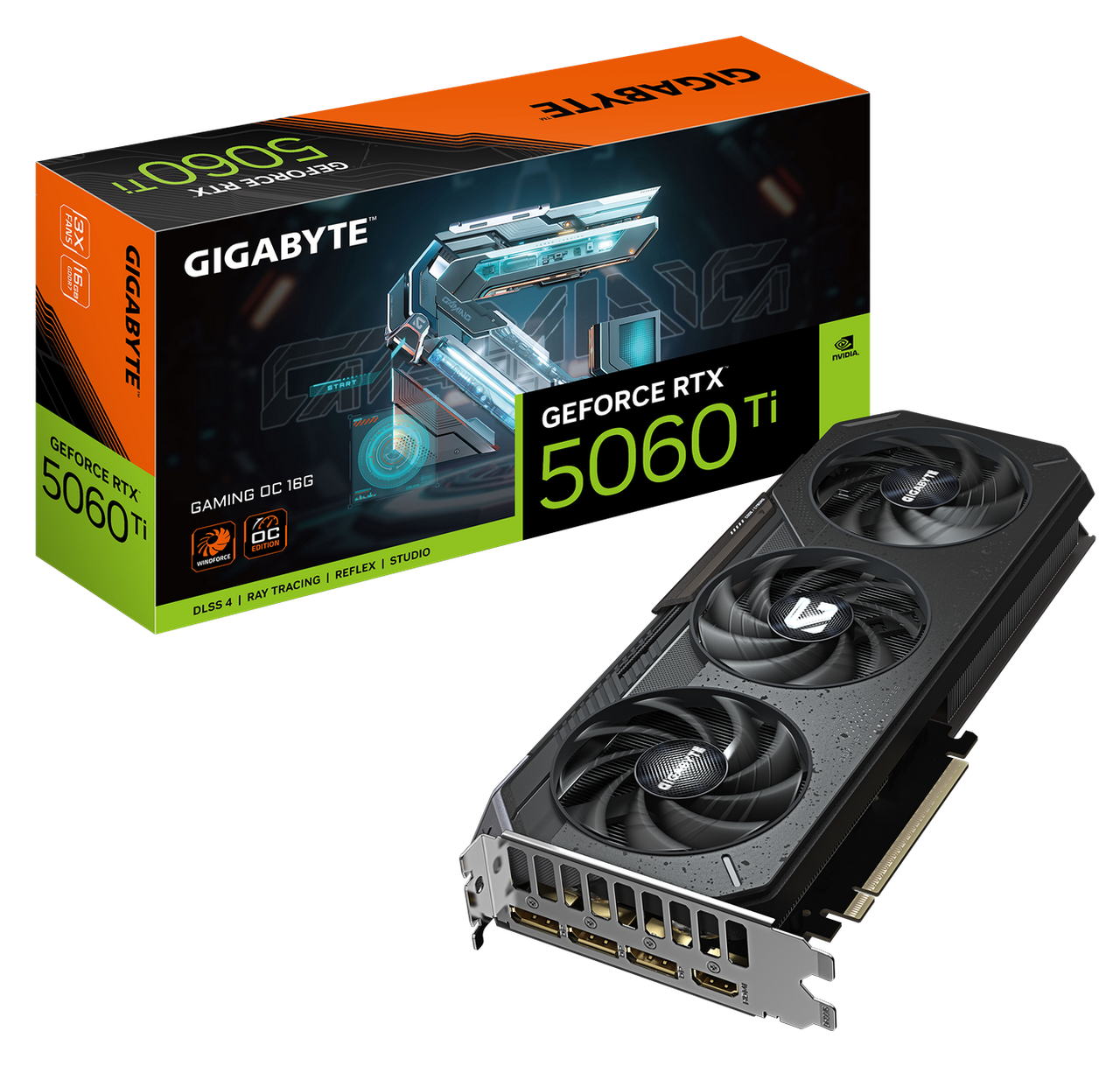 Відеокарта Gigabyte GeForce RTX5060 Ti GAMING OC 16G, фото 1