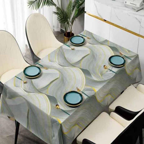 Гарна скатертина на нетканній  основі ПВХ , гурт від 25 м, фото 1