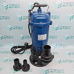 Насос каналізаційний 1.1кВт Hmax 12м Qmax 300л/хв з ножем без поплавка WQD10-8-0.55K WETRON (773371)