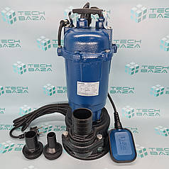 Насос каналізаційний 1.1кВт Hmax 12м Qmax 300л/хв з ножем WETRON WQDw10-8-1.1CF (773372)