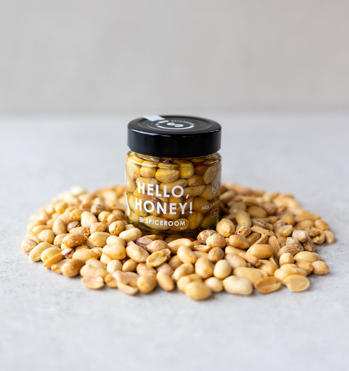 Мед з арахісом 130 г / скло, фото 1