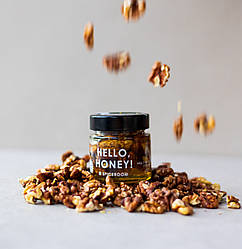 Мед з волоським горіхом 135 г / скло