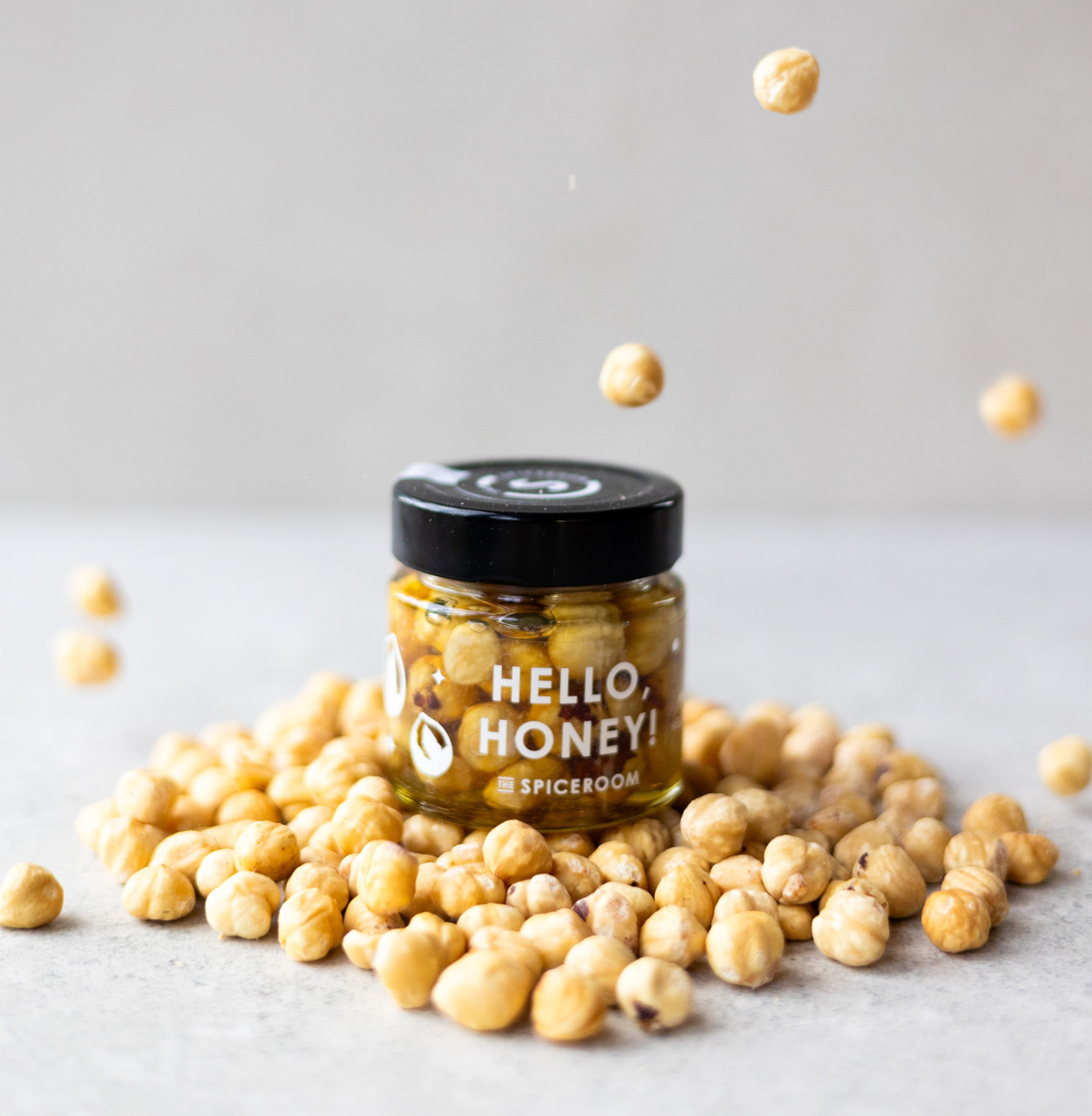 Мед з фундуком 120 г / скло, фото 1