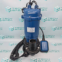 Насос каналізаційний 1.8кВт Hmax 15м Qmax 350л/хв WETRON WQDw15-15-1.8F (773363)
