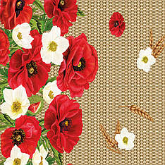 Гарна яскрава скатертина ПВХ на нетканій основі