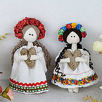 Янгол Українка мала у червоному віночку 17 см Гранд Презент 017 ВЧ-2