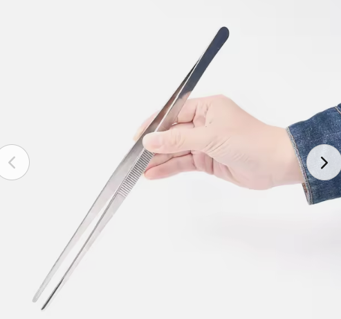 Пінцет прямий із неіржавкої сталі 300 мм