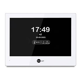 IP-відеодомофон 8 дюймів з Wi-Fi NeoLight ALPHA Hybrid white