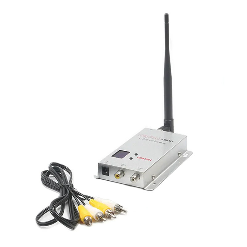 Kimpok FOX-R02-1 FPV приймач 1.2GHz 12Ch (910-1360MHz) для авіамоделей і квадрокоптерів, AV вихід, 12V