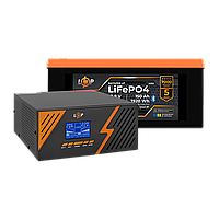 Комплект резервного живлення LogicPower ДБЖ 1050W + літієва (LiFePO4) батарея 1920 Wh