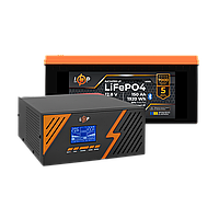 Комплект резервного живлення LogicPower ДБЖ 1050W + літієва (LiFePO4) батарея 1920 Wh