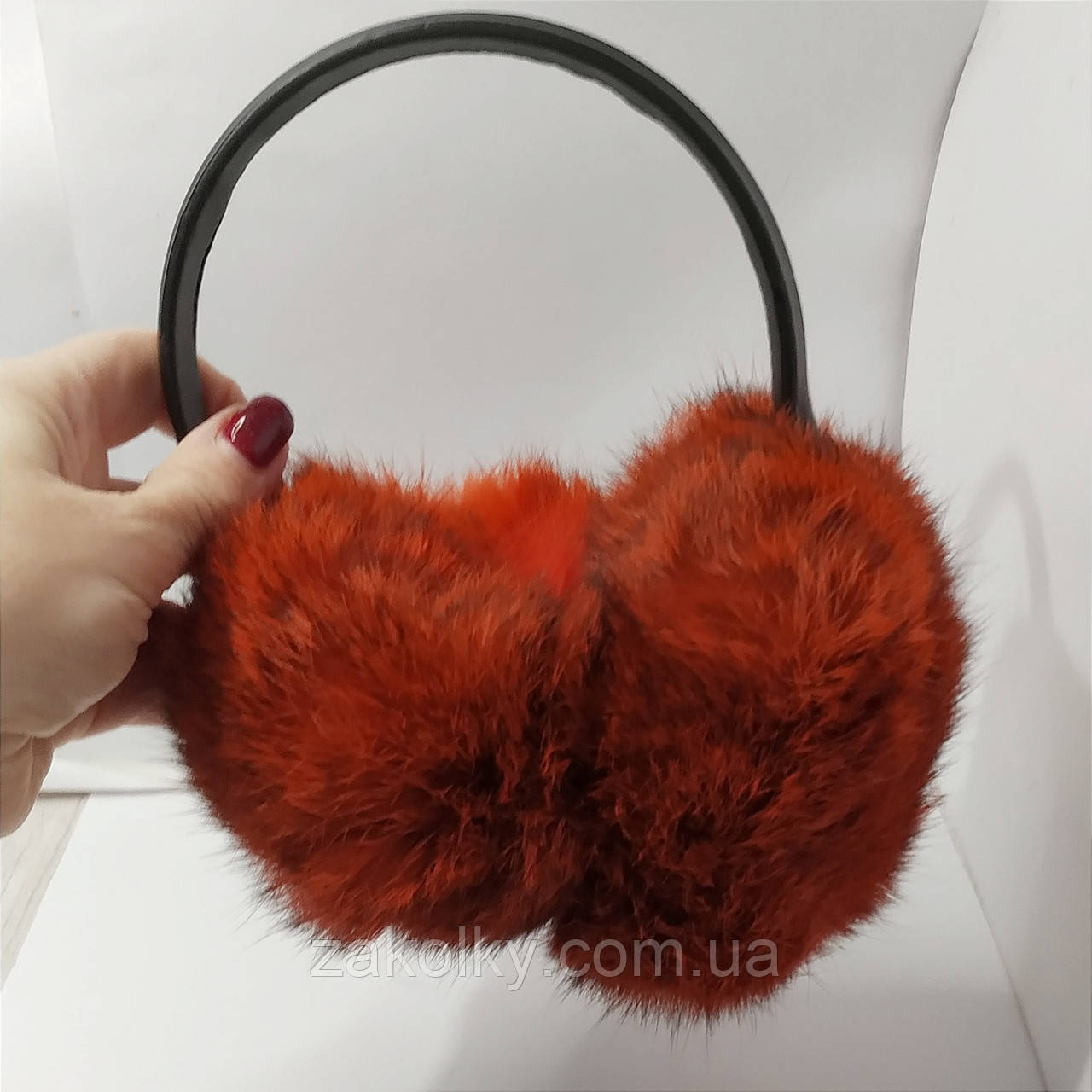 Навушники теплі кроль "Жовтогарячий".