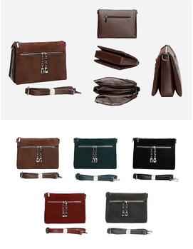 Сумка жіноча замшева прямокутна крос-боді на три відділення 26*20 см зі штучної шкіри в різних кольорах Sasha