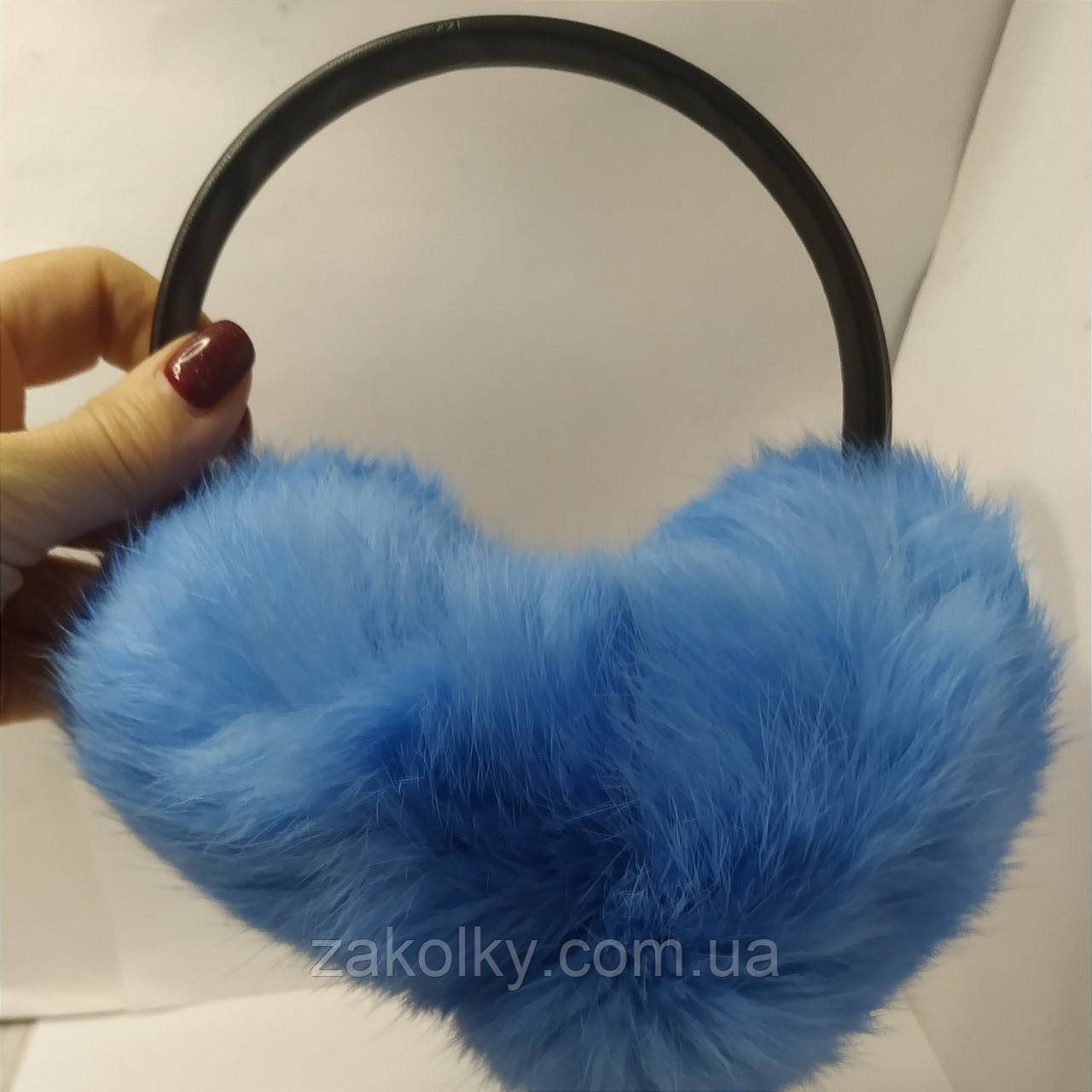 Навушники теплі кроль "Блакитний".